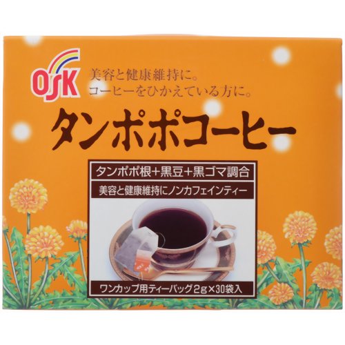 【送料無料】OSK タンポポコーヒー ティーバッグ 2g×30袋「たんぽぽコーヒー」